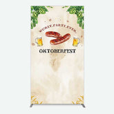 Aperturee Aperturee Wurst Party Ever Sausage Oktoberfest Rectangle Backdrop